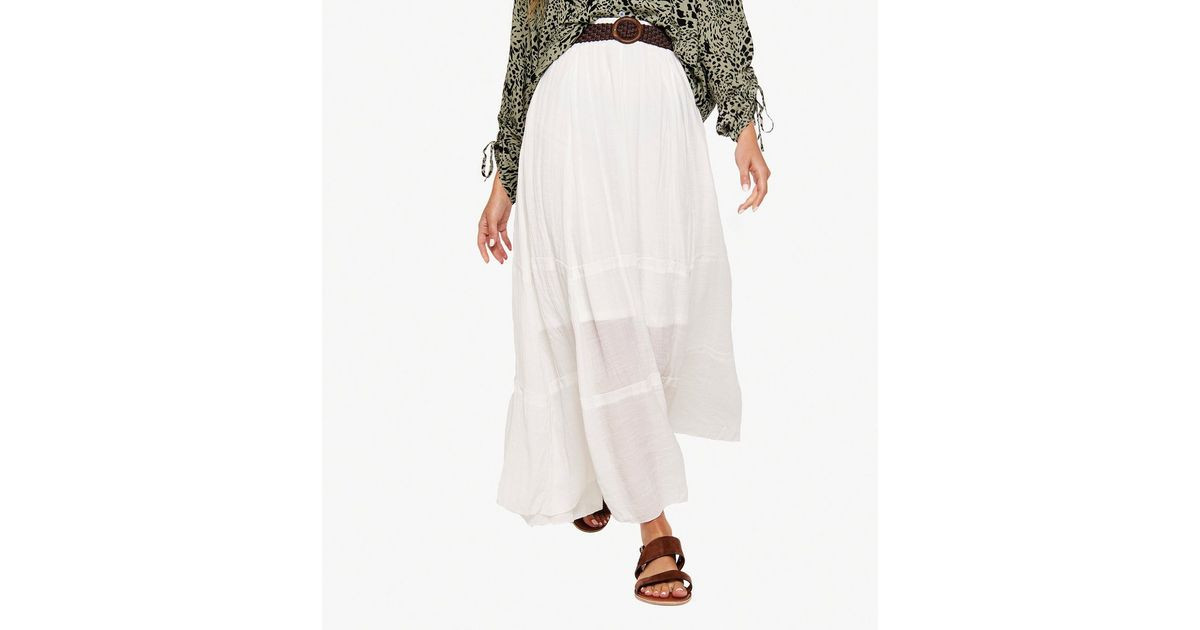Apricot White Belted Maxi Skirt
						
						Add to Saved Items
						Remove from Saved Items | New Look (UK)