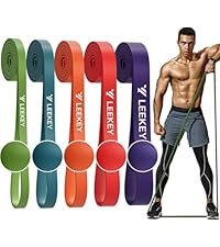 LEEKEY Resistance Bands Set for Pull-Up Assistance & Full-Body Training, Multi-Level Exercise Ban... | Amazon (US)