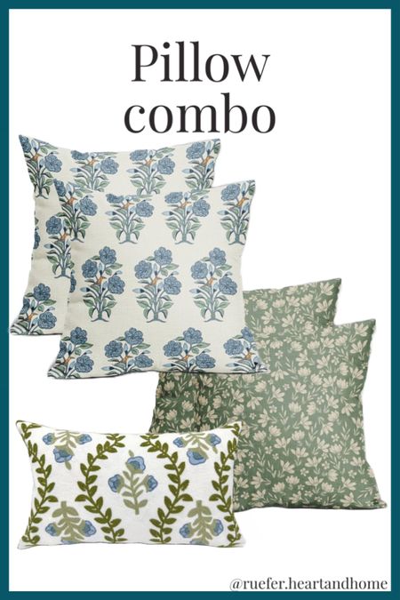 Cottage style pillows, toss pillows, affordable pillow covers, block print pillows, floral pillow covers, embroidered pillow

#LTKSeasonal #LTKhome #LTKfindsunder50