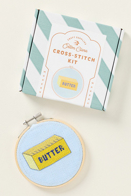 Cotton Clara Cross Stitch Kit | Anthropologie (US)