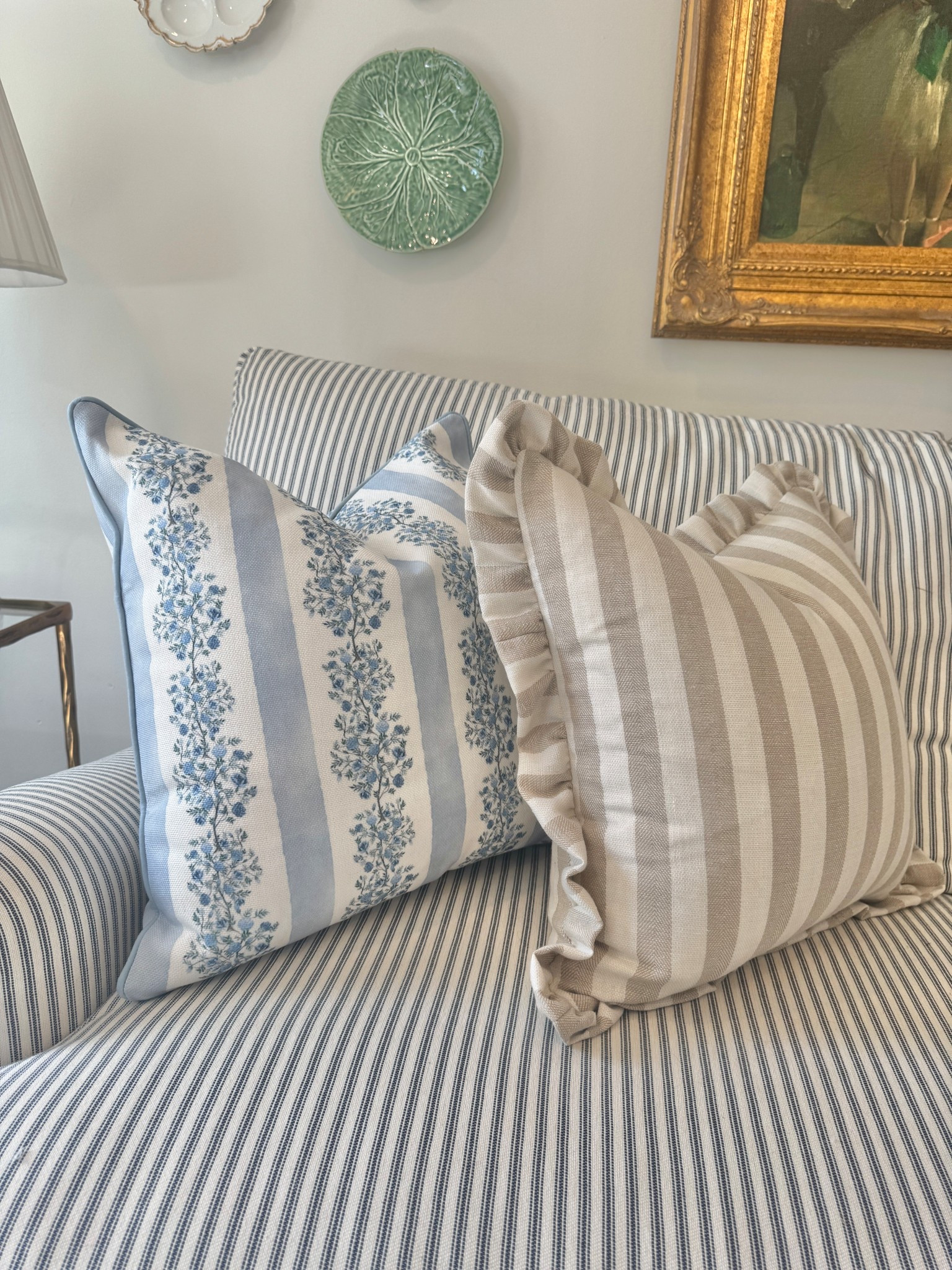 Jillien Harbor throw pillows, Grandmillennial, cottage core, Nancy Meyers 

#LTKHome