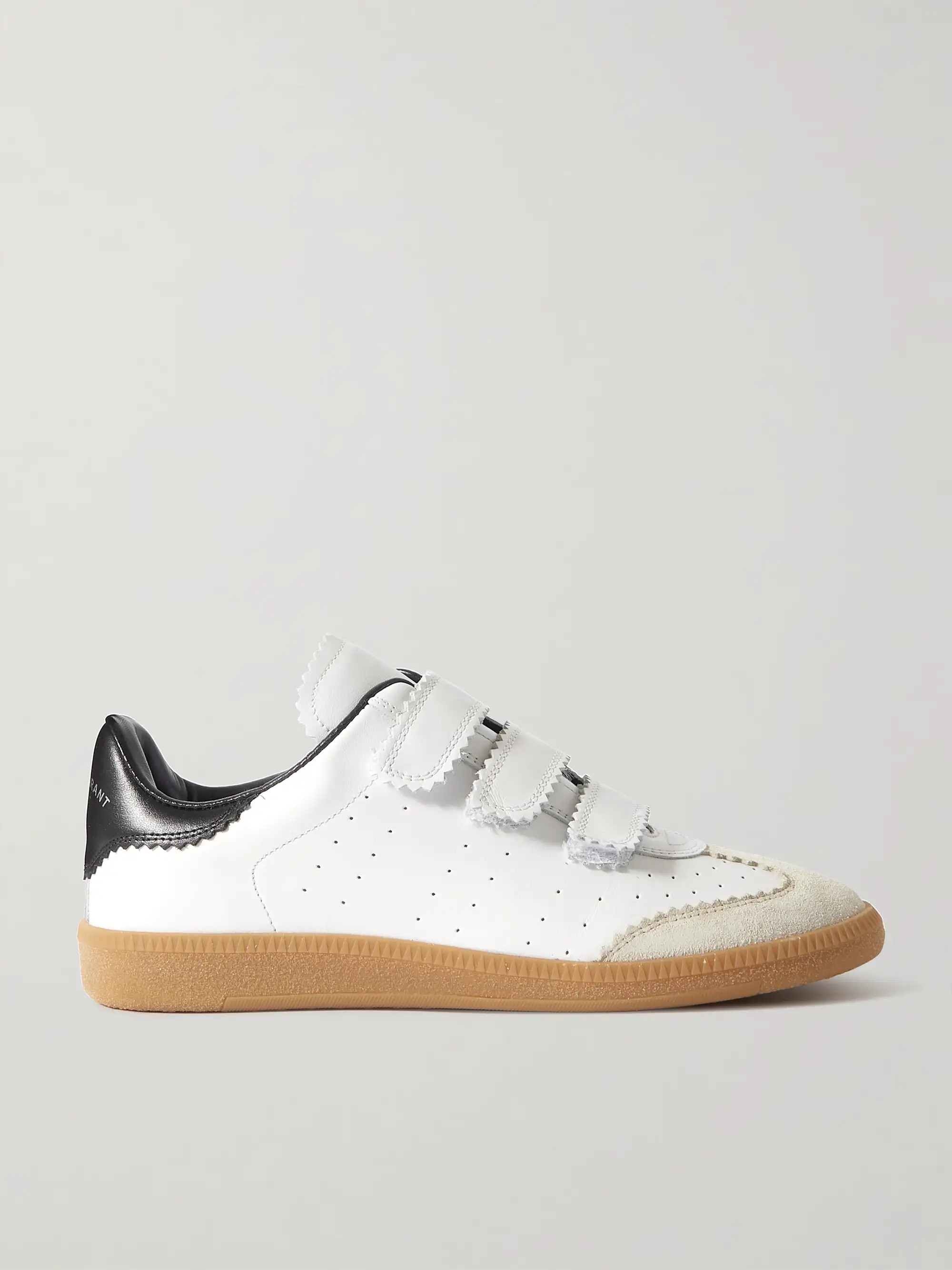 Beth suede-trimmed leather sneakers | NET-A-PORTER (UK & EU)