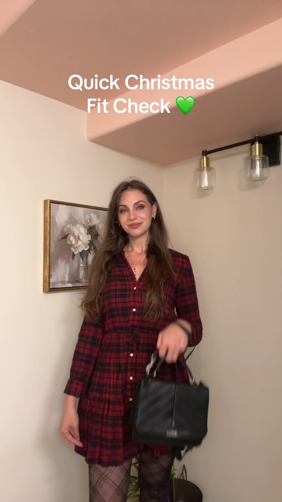 I know no one’s looking for Christmas outfits anymore but this season always feels so busy I couldn’t be bothered to dress up early to show the fit. Haha. Funny thing about this dress is I got it from Goodwill - it’s Polo Ralph Lauren!! size 16. It was on the adult racks. I thought it must have shrunk A LOT cause it’s tight on me. Well looking it up it seems it’s actually a child’s size. I’m usually a medium so this is definitely wearable for anyone medium or small. Just wear tights under if you’re on the tall side. Also how cute are the plaid tights! I love them and think they are super fun for New Year’s Eve as well! 
#christmasoutfit #newyearseveoutfit

#LTKOver40 #LTKootd #LTKHoliday