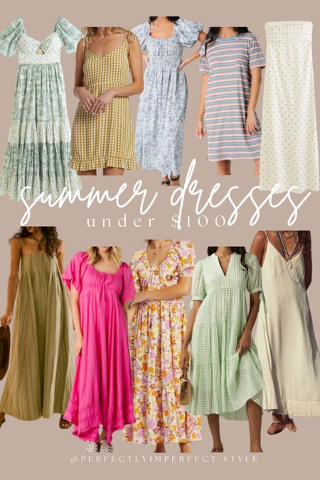 Summer dresses under $100 
I wear a small in both the endless shore floral dress and the all for sun maxi 

#LTKSeasonal