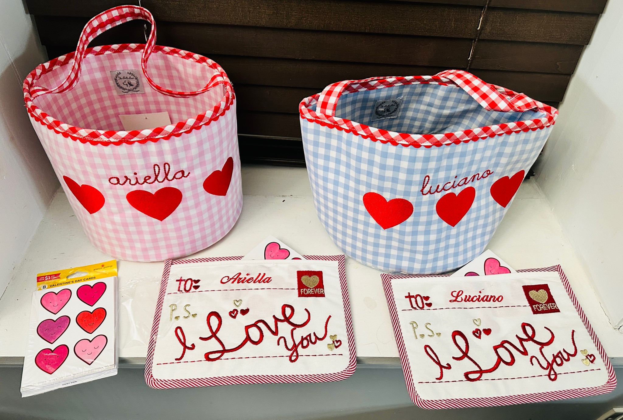 Sharing similar options from Etsy of Valentines gingham baskets personalized, backchair envelope to write letters, pottery barn kids, target bundle of valentines cards, 20% off online for their cards, Jaclin Natale 


#LTKkids #LTKbaby #LTKGiftGuide