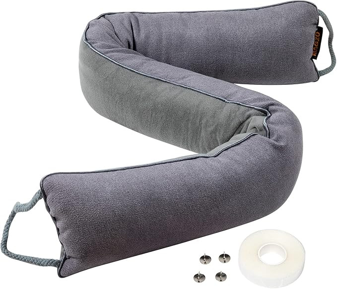 MAGZO Door Draft Stopper, 36 Inch Under Door Draft Blocker Noise Stopper, Weighted Wind Blocker D... | Amazon (US)