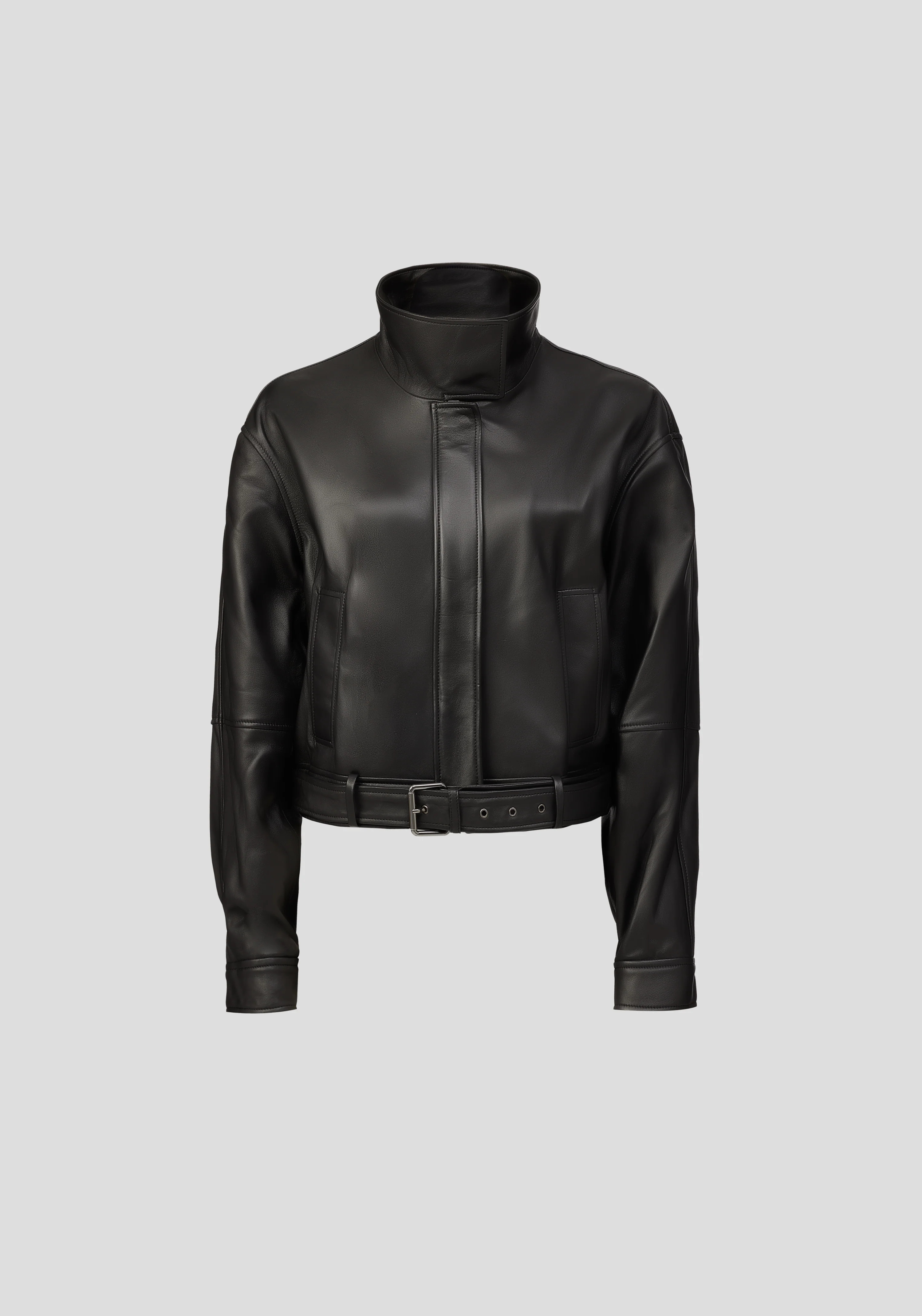 Rampage Leather Bomber Jacket IN BLACK | JACKETS | VIKTORIA & WOODS | Viktoria & Woods