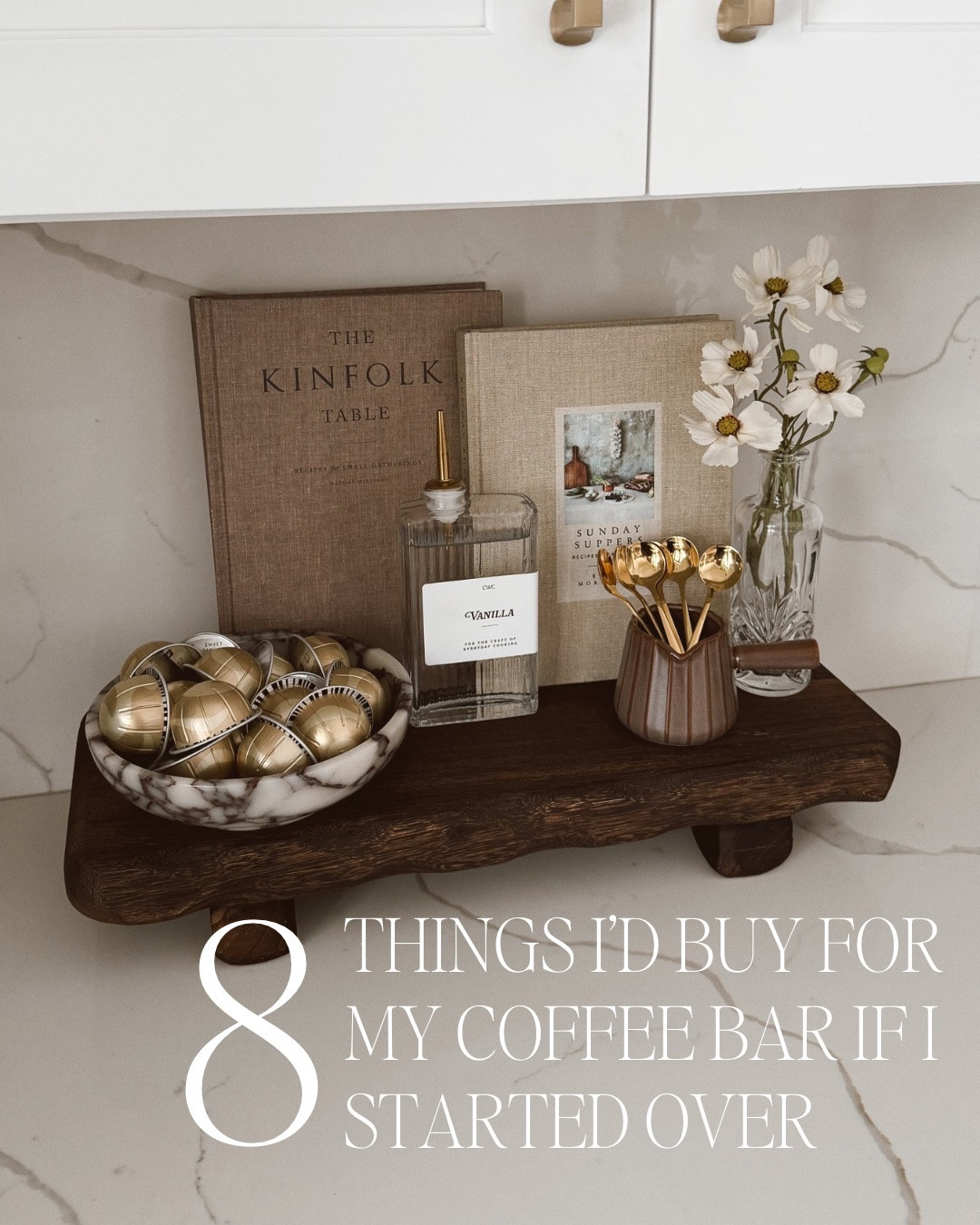 8 things I’d buy for my coffee bar if I started over ☕️ l🤎

After styling my coffee bar for years, these are the pieces I’d actually repurchase again and again. The little details honestly make the biggest difference :
A pedestal, pretty glassware, matching syrup bottles, cozy textures, and coffee essentials that make homemade coffee feel a little more special 🤎

Saving this for your future coffee bar = highly encouraged ☁️

#coffeebar #coffeestation #coffeebarideas #homecoffeebar #coffeecorner #kitchenstyling

#LTKSeasonal #LTKHome