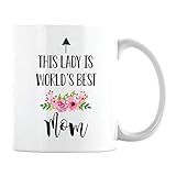Mom Gifts From Son- This Lady is World's Best Mom Mugs Gift Idea for Birthday, Christmas, Mother's D | Amazon (US)