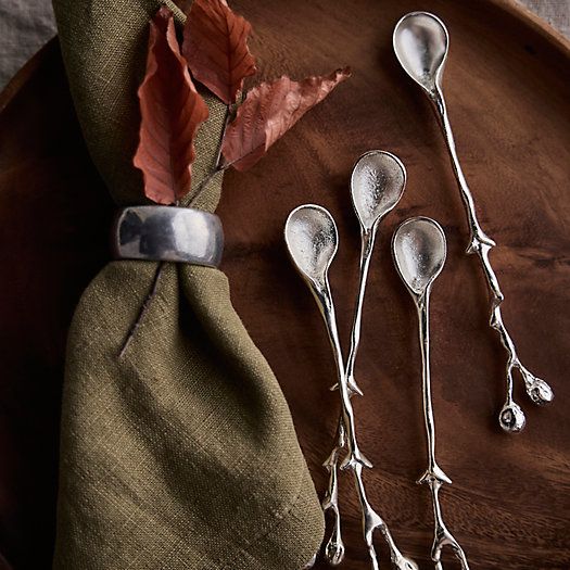 Berry Branch Serving Spoons, Set of 4 | Terrain