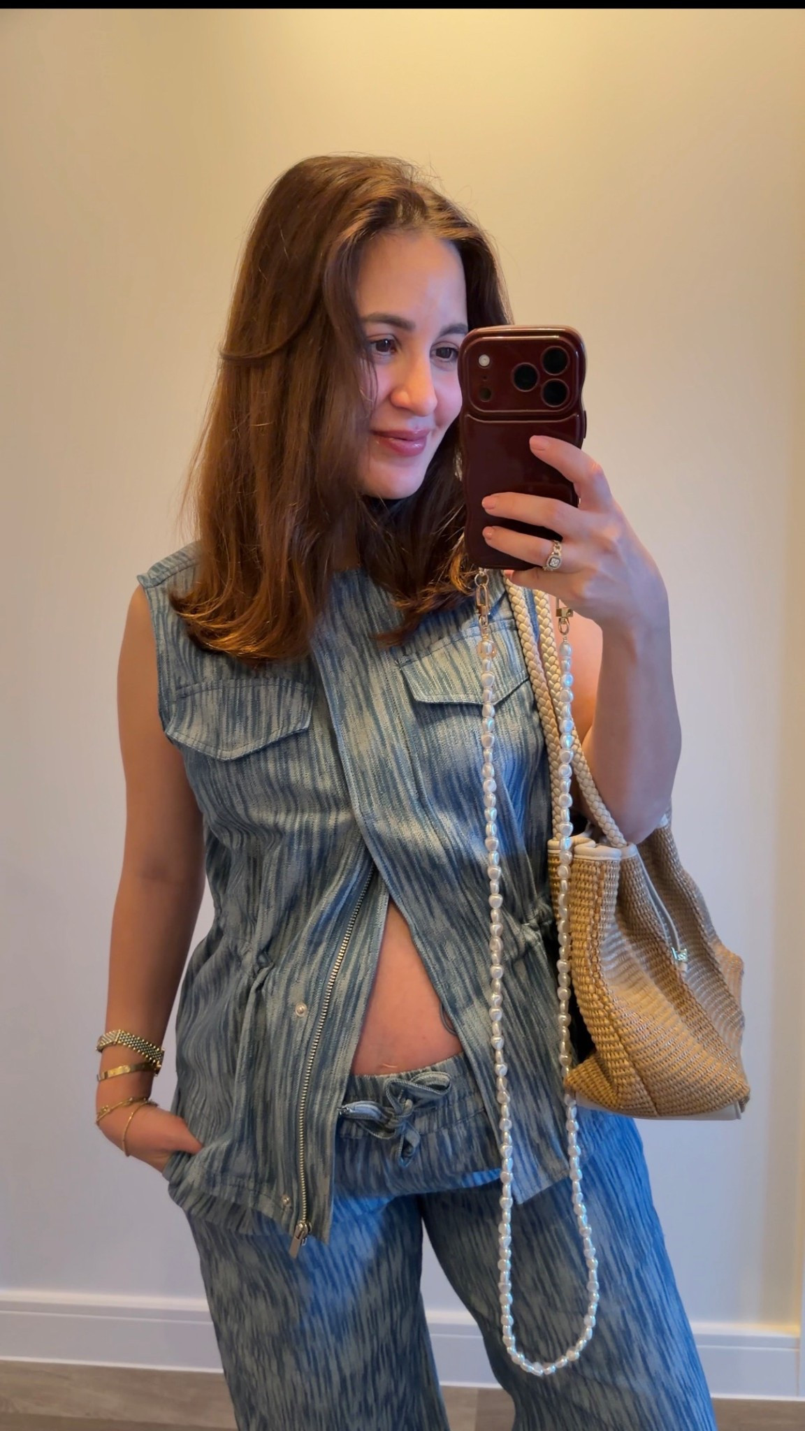 Denim set @French connection #denim

#LTKspring #LTKmaternity
