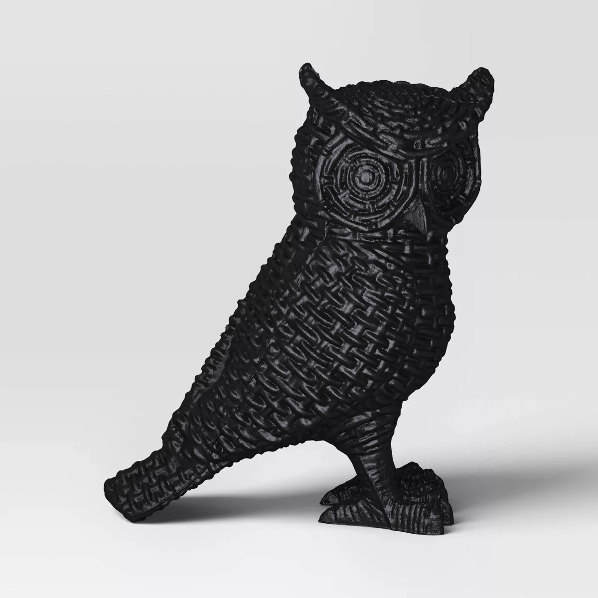 Plastic Owl Decorative Halloween Sculpture Black - Hyde & EEK! Boutique™ | Target