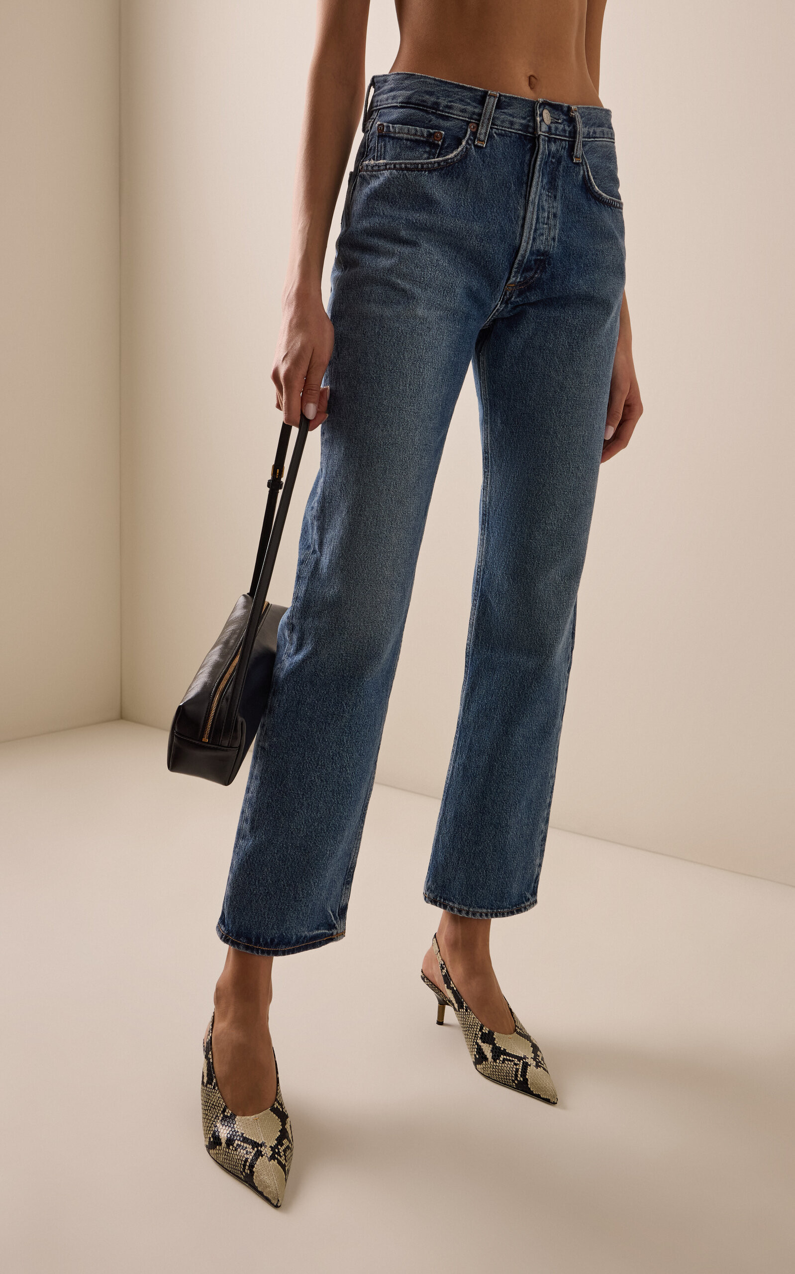 Lana Rigid High-Rise Straight-Leg Jeans | Moda Operandi (Global)