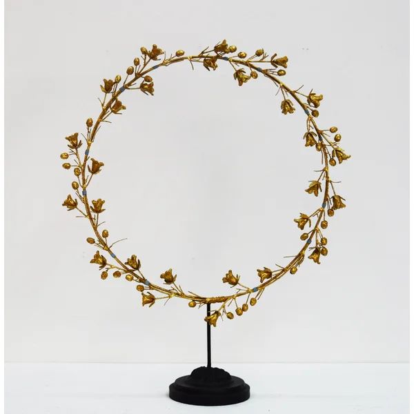 Bell Flower Wreath on Stand | Wayfair North America