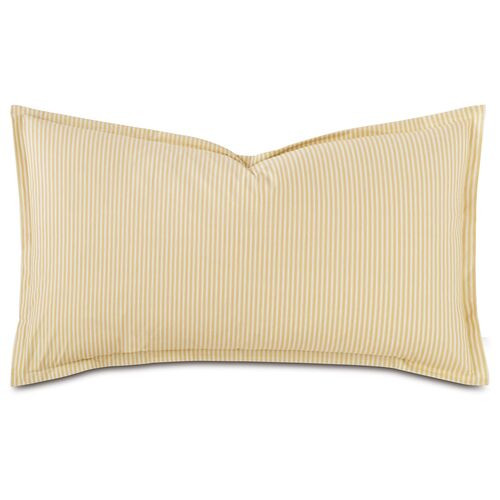 Newman Bisque King Sham, Yellow | One Kings Lane