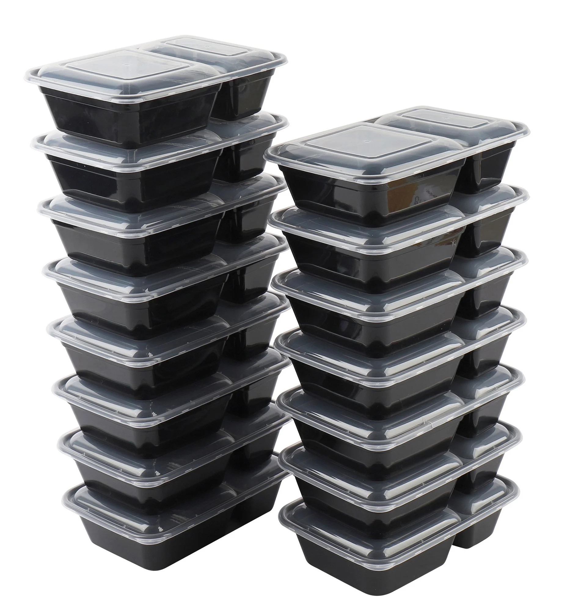 Mainstays Meal Prep Food Storage Containers, 60 pieces - Walmart.com | Walmart (US)