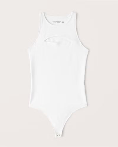 Seamless Fabric Scuba Cutout Bodysuit | Abercrombie & Fitch (US)