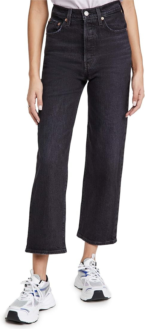 Levi's Women's Premium Ribcage Straight Ankle Jeans | Amazon (US)