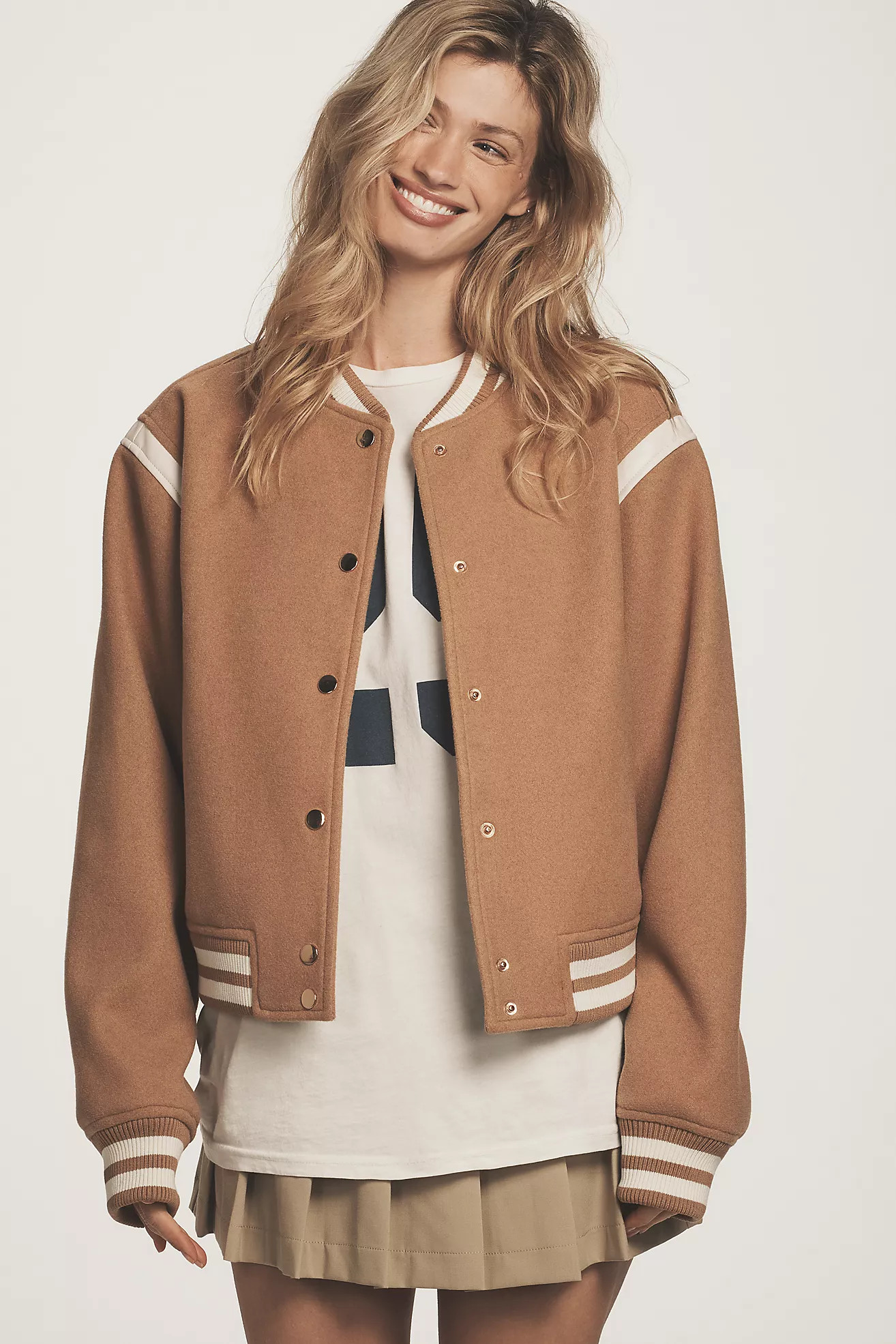 Bishop + Young Varsity Bomber Jacket | Anthropologie (US)