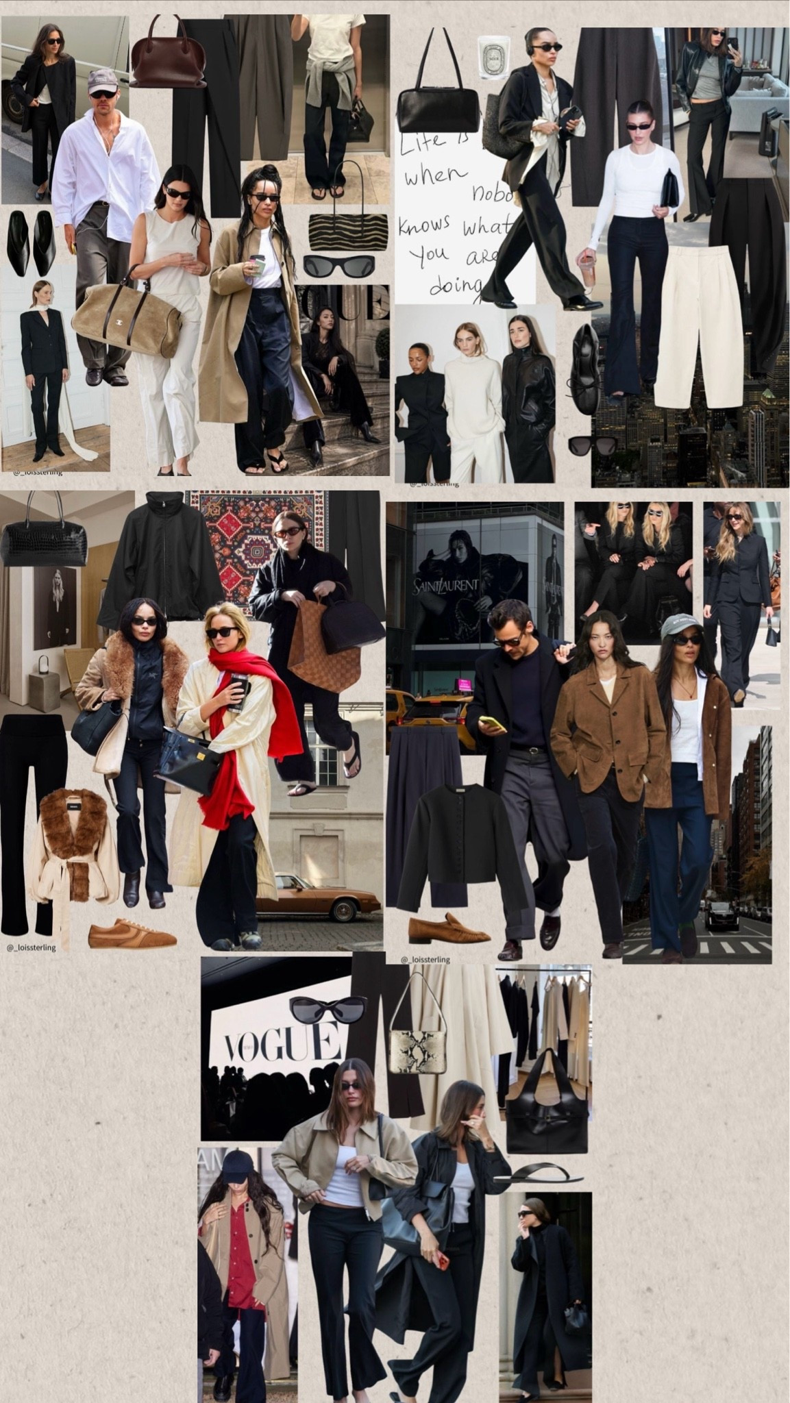 Trouser Mood 🖤 5 inspo edits for the Autumn. Save this post for when you are getting dressed and don’t feel like wearing jeans. 

📌 I have been actively searching for trousers looks on my Pinterest & pinning my favourite looks.

I love wearing jeans but it’s a long Autumn / Winter and I find myself looking for alternatives to mix up my outfits. I find trousers more comfortable for working from home and like to mix trousers with thong sandals, boots or a trainer ( to dress down a look) 

The right cut and fit can be hard to find, I have included some great styles within this edit, a mix of high street and higher end. My fav way to wear is with knitwear, leather and a trench coat.

#LTKuk #LTKautumn #LTKeurope