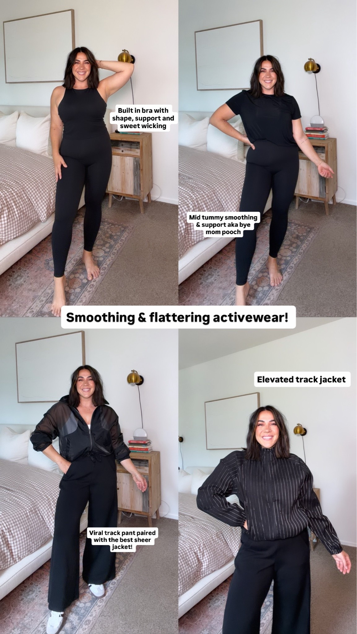 Code: NINAXSPANX @Spanx #spanxpartner my size is L in all :) I’m 5’5 size 10! Active wear that’s sweat wicking, doesn’t slide and very supportive.

#LTKfitnessgoals #LTKActive #LTKMidsize