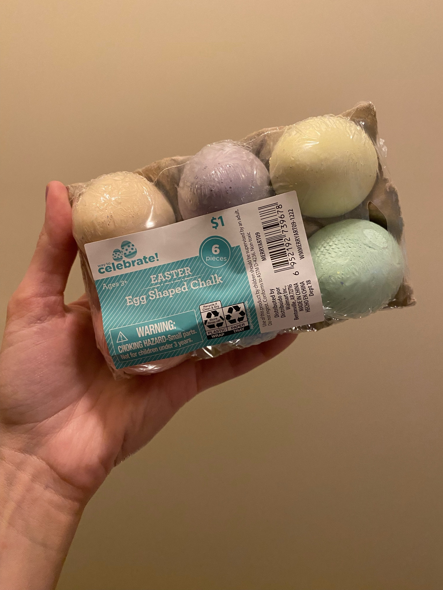 Easter basket idea! Easter basket stuffer for toddler! Chalk Easter eggs!! Easter basket at Walmart!! 