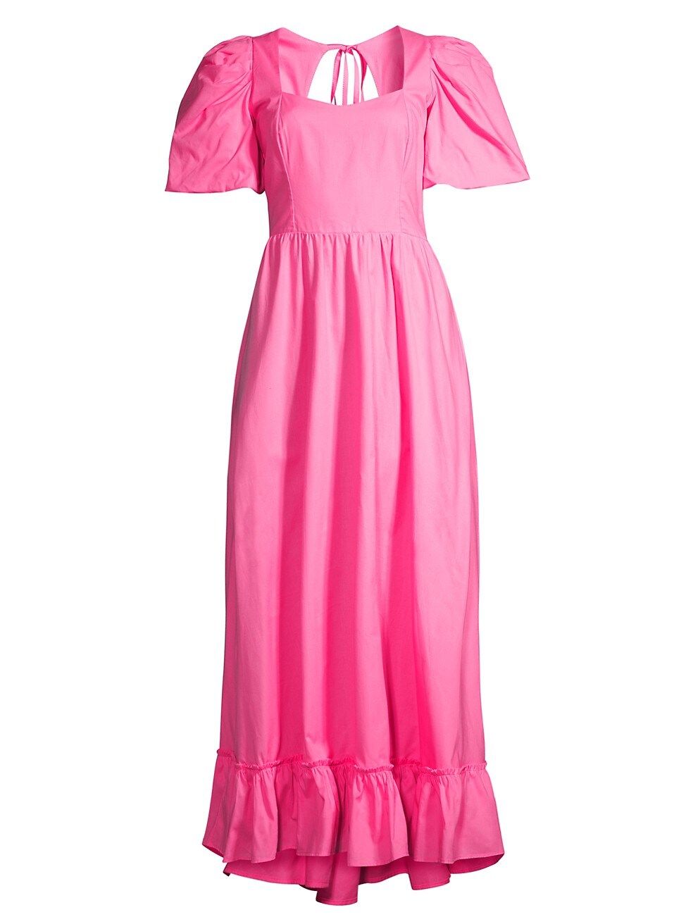 Peixoto Logan Cotton Puff-Sleeve Maxi Dress | Saks Fifth Avenue