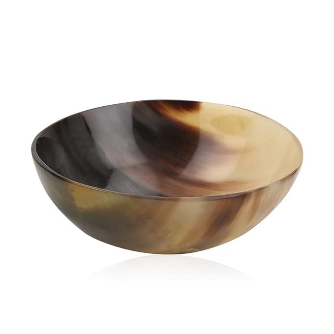 Handicrafts Home Ox Horn Shave Bowl Lathering Up Shaving Soap Cup Bowls Mug Palm Dish Real Handma... | Amazon (US)