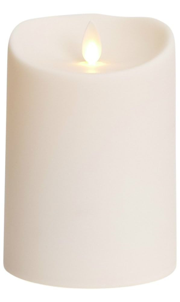 Luminara Outdoor Flameless Candle: Plastic Finish, Unscented Moving Flame Candle with Timer (5" I... | Amazon (US)