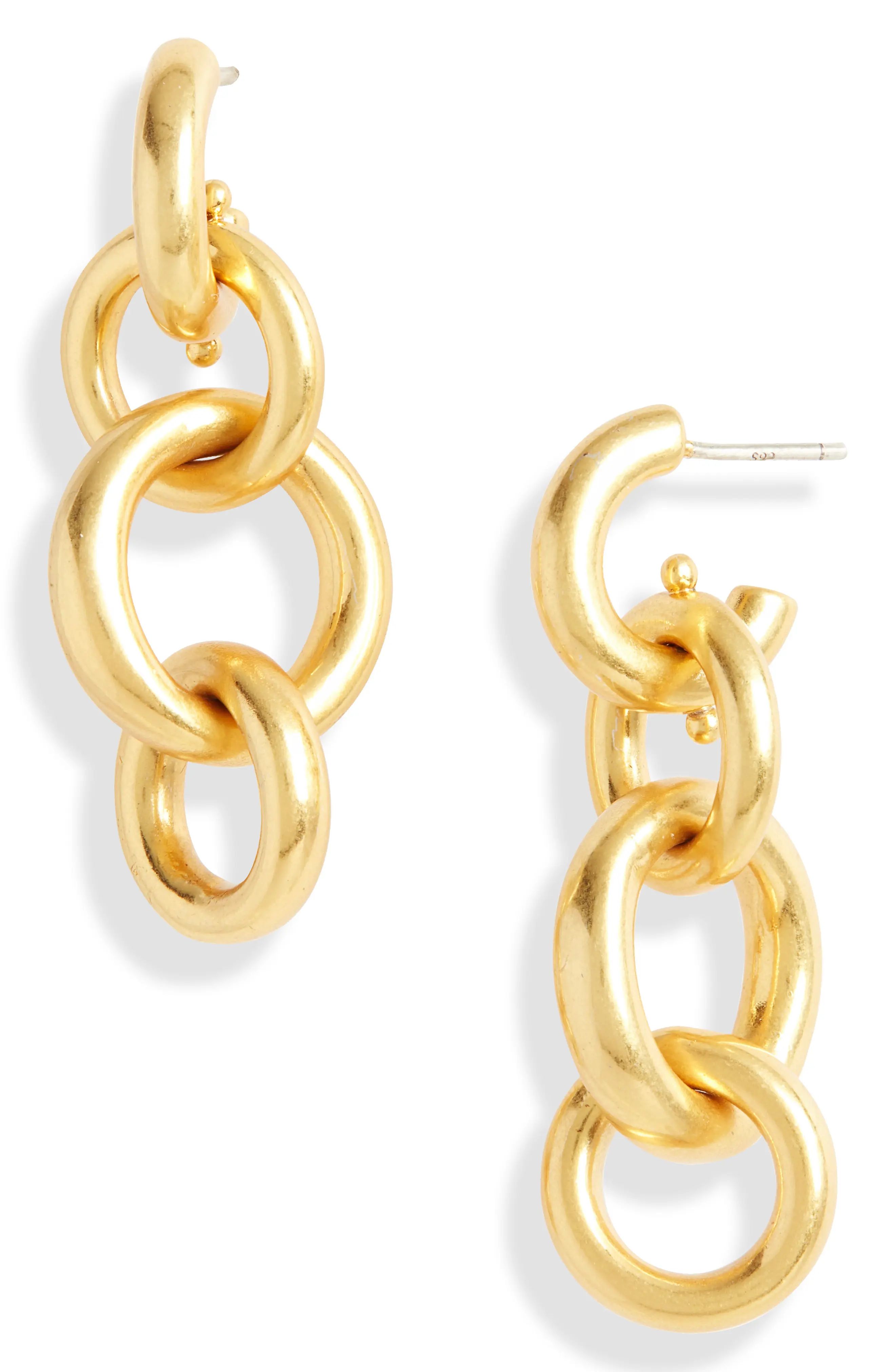 Women's Madewell Ringlet Chain Earrings | Nordstrom