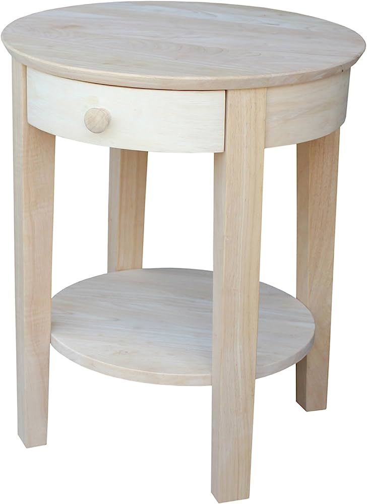 International Concepts Unfinished Philips End Table | Amazon (US)