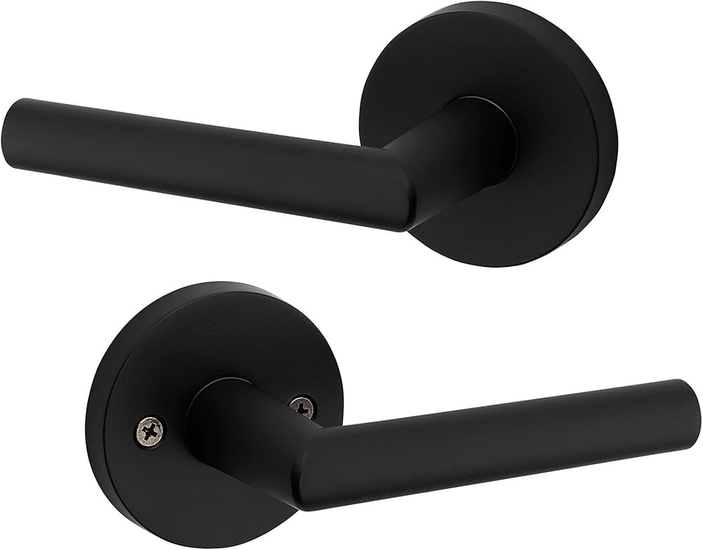 Kwikset 91540-030 Milan Door Handle Lever with Modern Contemporary Slim Round Design for Home Hal... | Amazon (US)