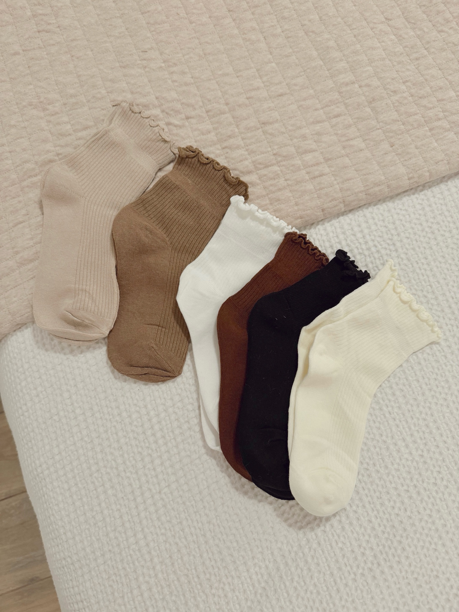 Amazon ruffle socks! Comes in several colors! 

#LTKGiftGuide #LTKActive #LTKFitness