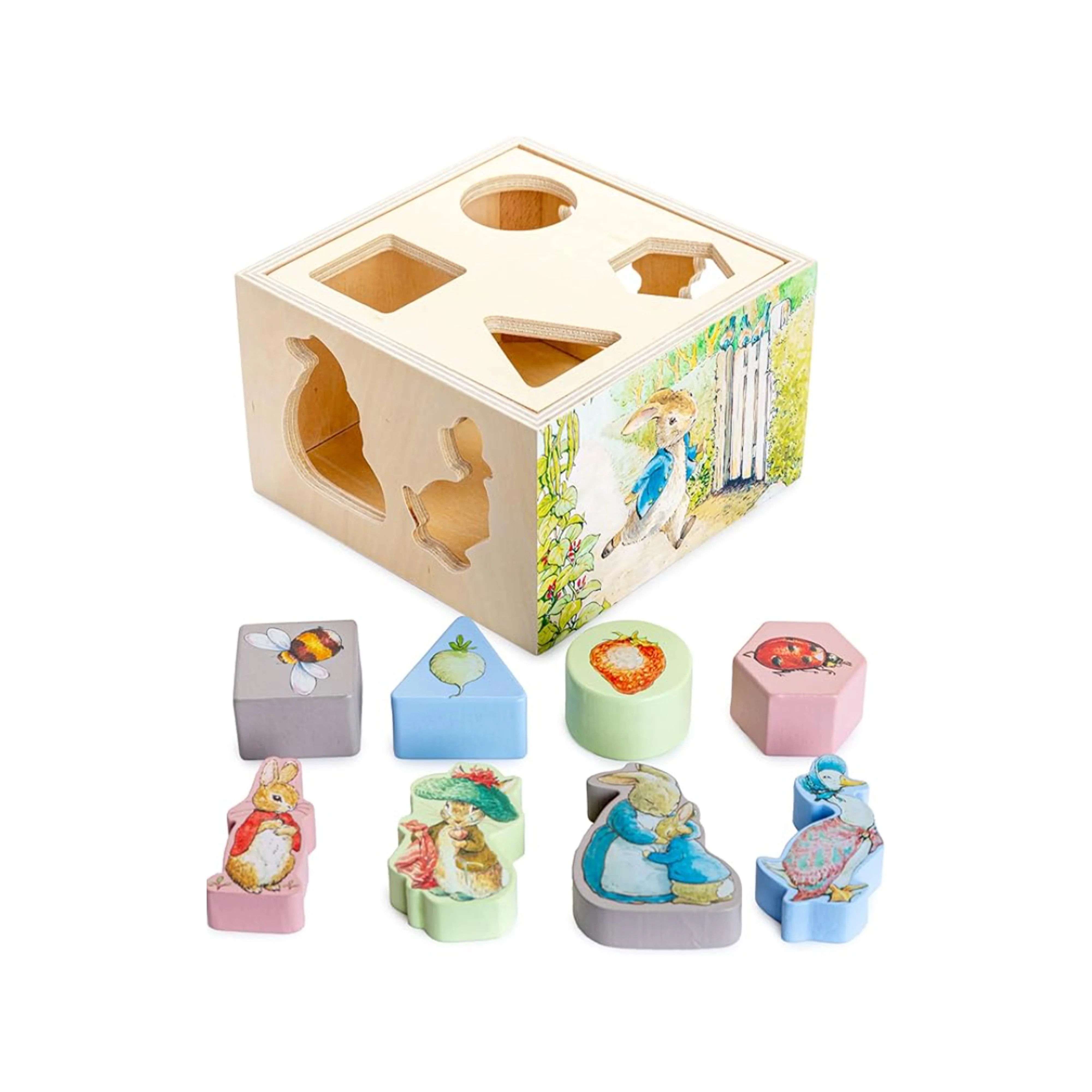 Beatrix Potter Wooden Shape Sorter - Kids Preferred | The Beaufort Bonnet Company
