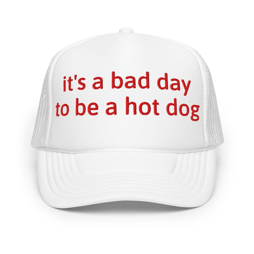 It’s a Bad Day to Be a Hot Dog Hat – Funny Trucker Hat, BBQ Party Hat, Grill Master Cap, Summ... | Etsy (US)