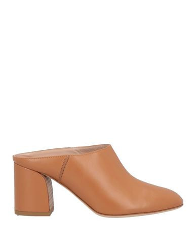 Tod's Woman Mules & Clogs Tan Size 5.5 Leather | YOOX (US)