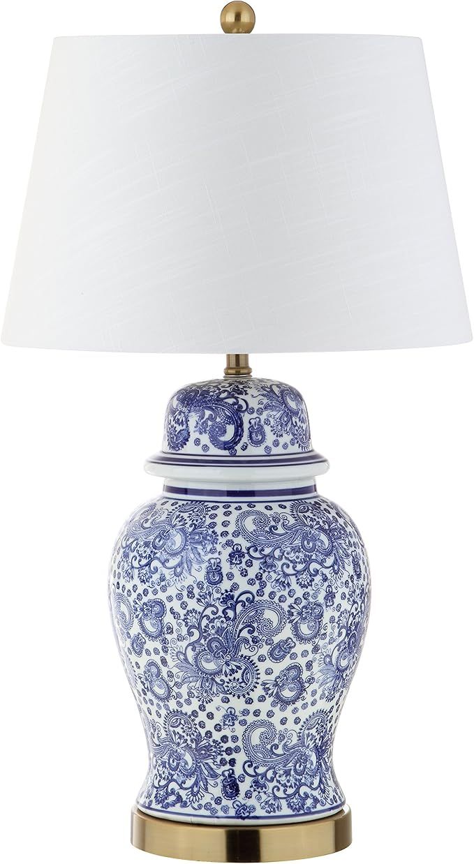 JONATHAN Y JYL3008A Ellis 29.5" Ceramic LED Table Lamp, Traditional for Bedroom, Living Room, Off... | Amazon (US)