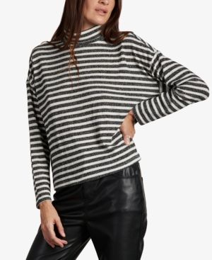 Sanctuary Nikolai Striped Cowlneck Top | Macys (US)