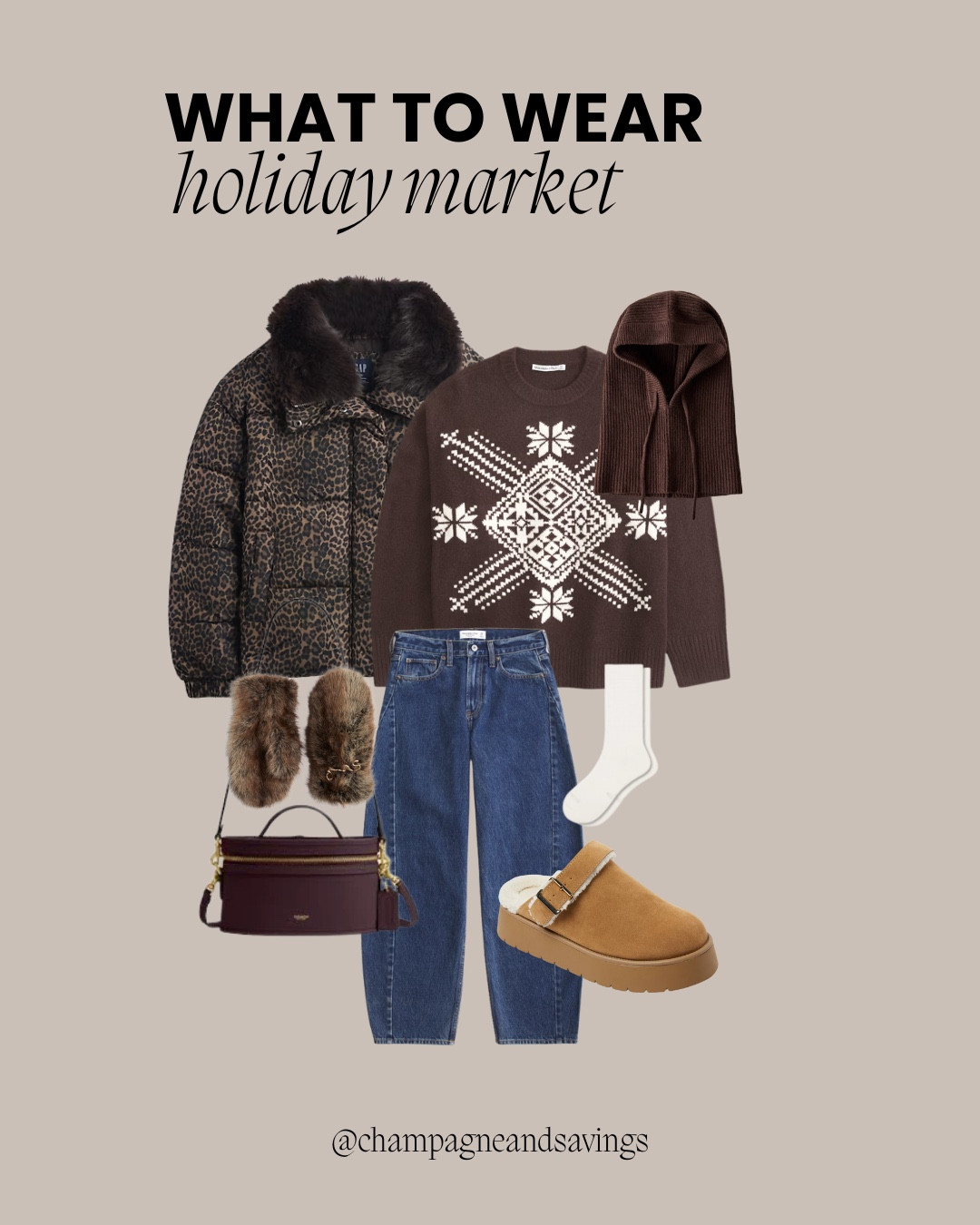 What to wear December: holiday market outfit

#LTKHoliday #LTKCyberWeek #LTKSeasonal