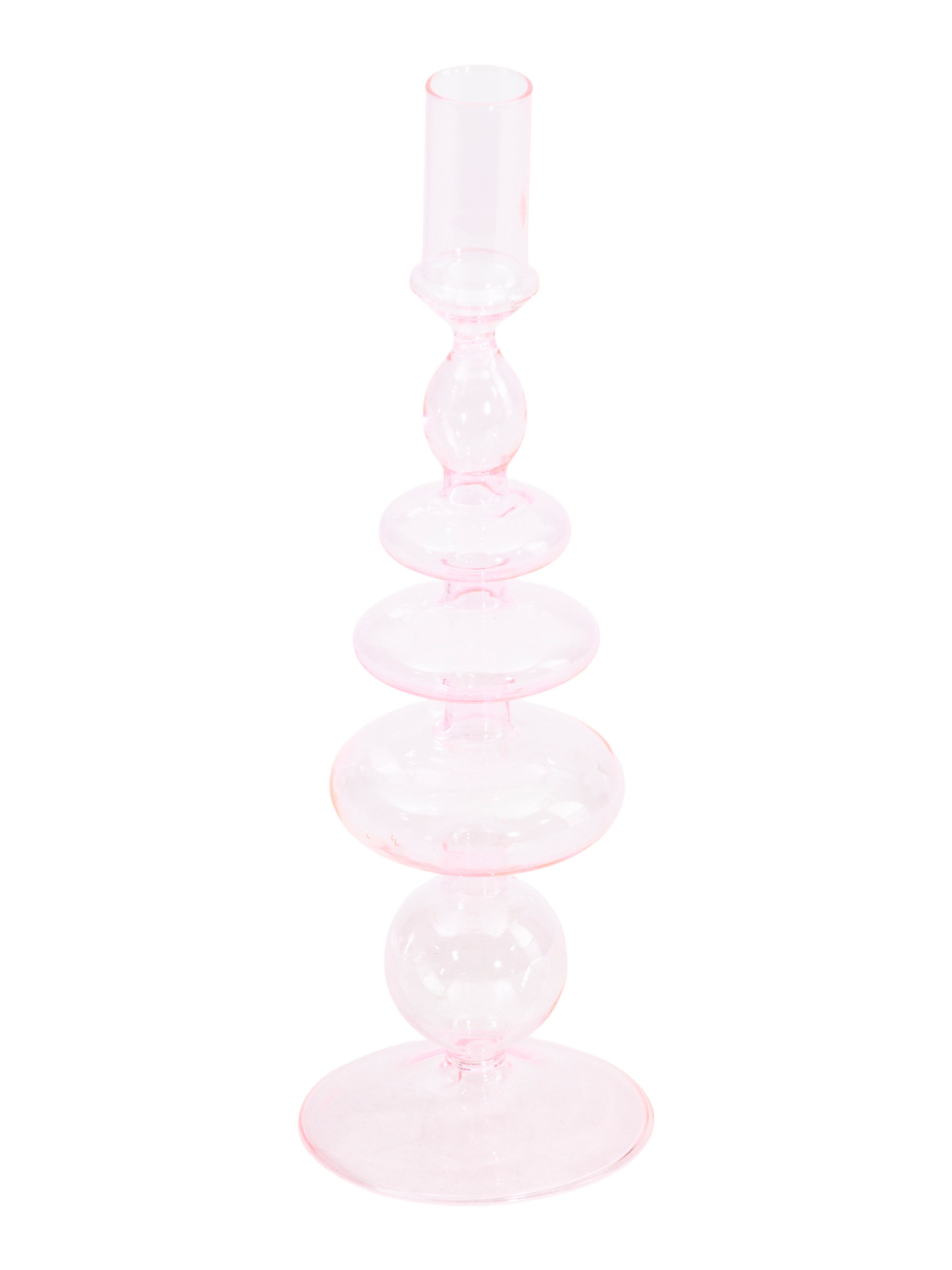 10in Colored Glass Candle Stick | TJ Maxx