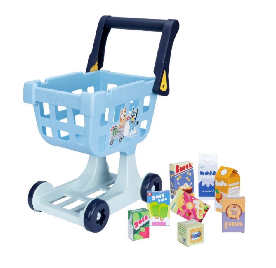 Bluey shopping cart! New for Bluey fans! Bluey and bingo. Bluey toys. Kids toys. Unisex toys. Toddler boys. Toddler girls. Bluey. Bluey birthday. Bluey gift. Target 

#LTKKids