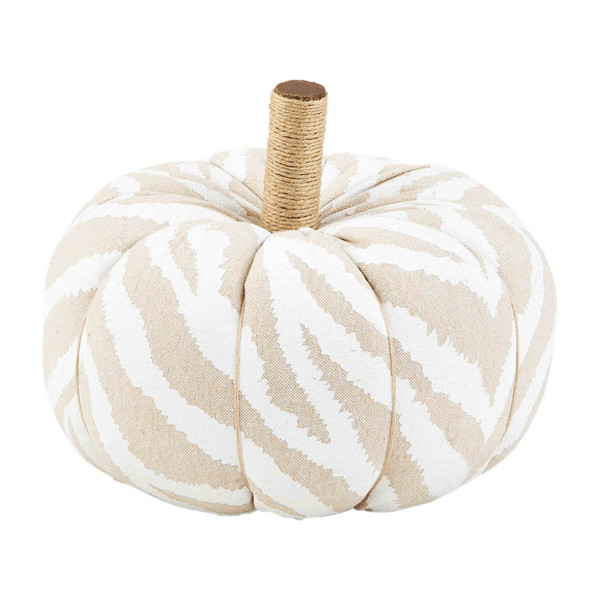 Zebra Pumpkin Sitter | Mud Pie