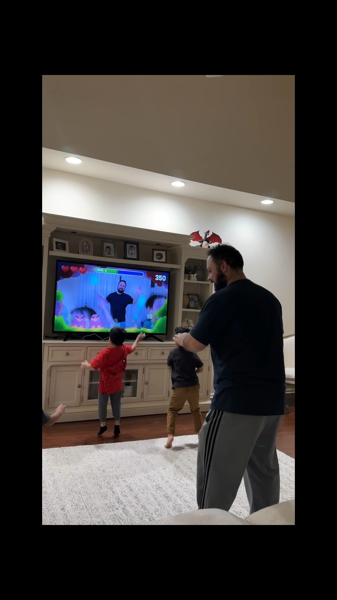 POV It’s gloomy, cold, and raining outside so instead you do this! This is the @nexplayground active play system and it gets all of the family involved! 

#gifted #toddleractivities #motherhood #familyfun #funideasforkids 

#LTKActive #LTKKids #LTKFamily