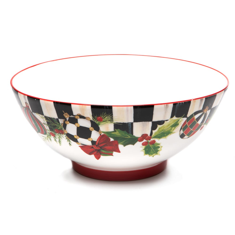 Deck the Halls Serving Bowl | MacKenzie-Childs