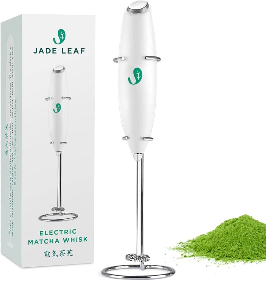 Jade Leaf - Electric Matcha Whisk + Milk Frother - Barista Style Preparation for Matcha Green Tea... | Amazon (US)