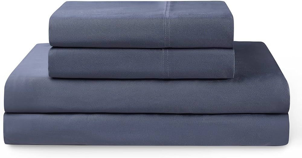 YnM Cooling Bed Sheet Set with 100 Percent Rayon Derived from Bamboo, 400TC Fabric with 2 Pillowc... | Amazon (US)