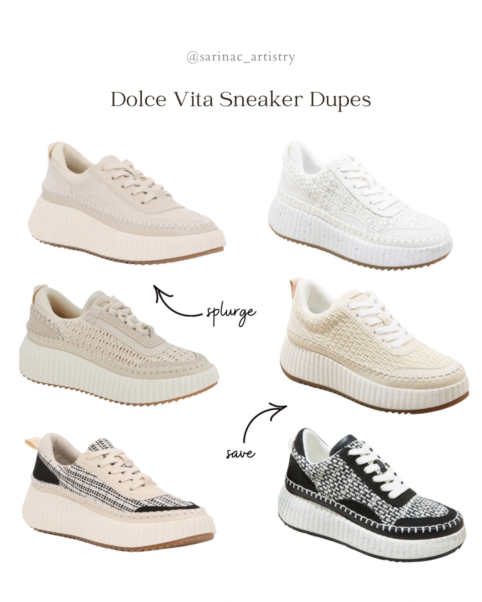 Dolce Vita platform sneaker dupe! 

These sneakers are so stylish for vacation and the spring and summer months. 

Love the stitching detail to elevate any look.

#sneakers #platforms #dupe


#LTKstyletip #LTKshoecrush #LTKsalealert