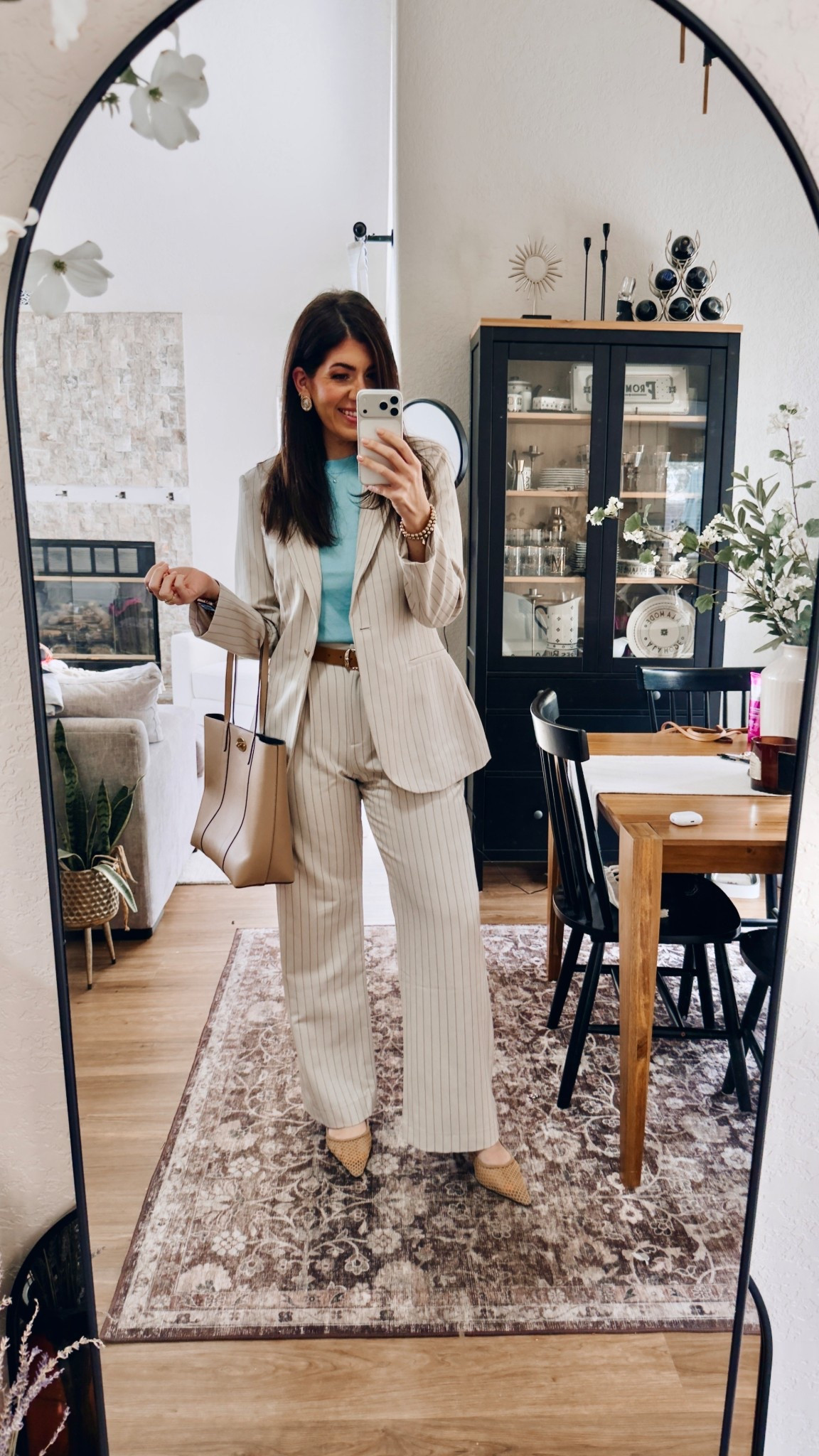 What I wore to work
Blazer- medium
Sweater tee-medium
Pants-30 curvy long 

#LTKMidsize #LTKOver40 #LTKWorkwear