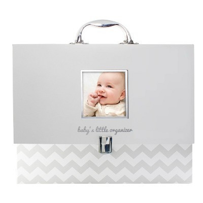 Pearhead Baby's File Keeper - Gray: Paper 8.5 x 11 Inches, Unbound, Undated | Target