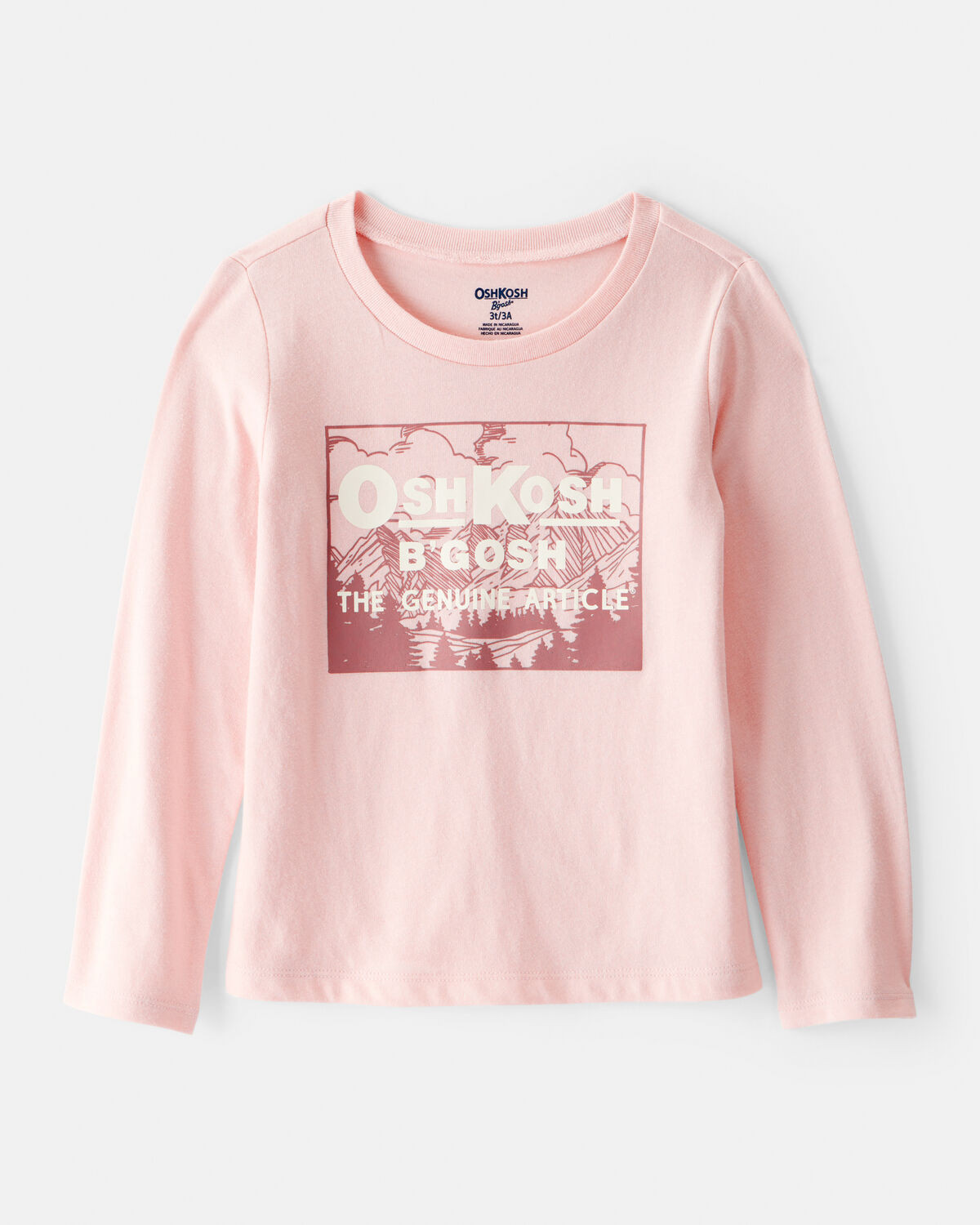 Toddler Girl Vintage OshKosh B'Gosh Long-Sleeve Graphic Tee - Pink | Carter's Inc